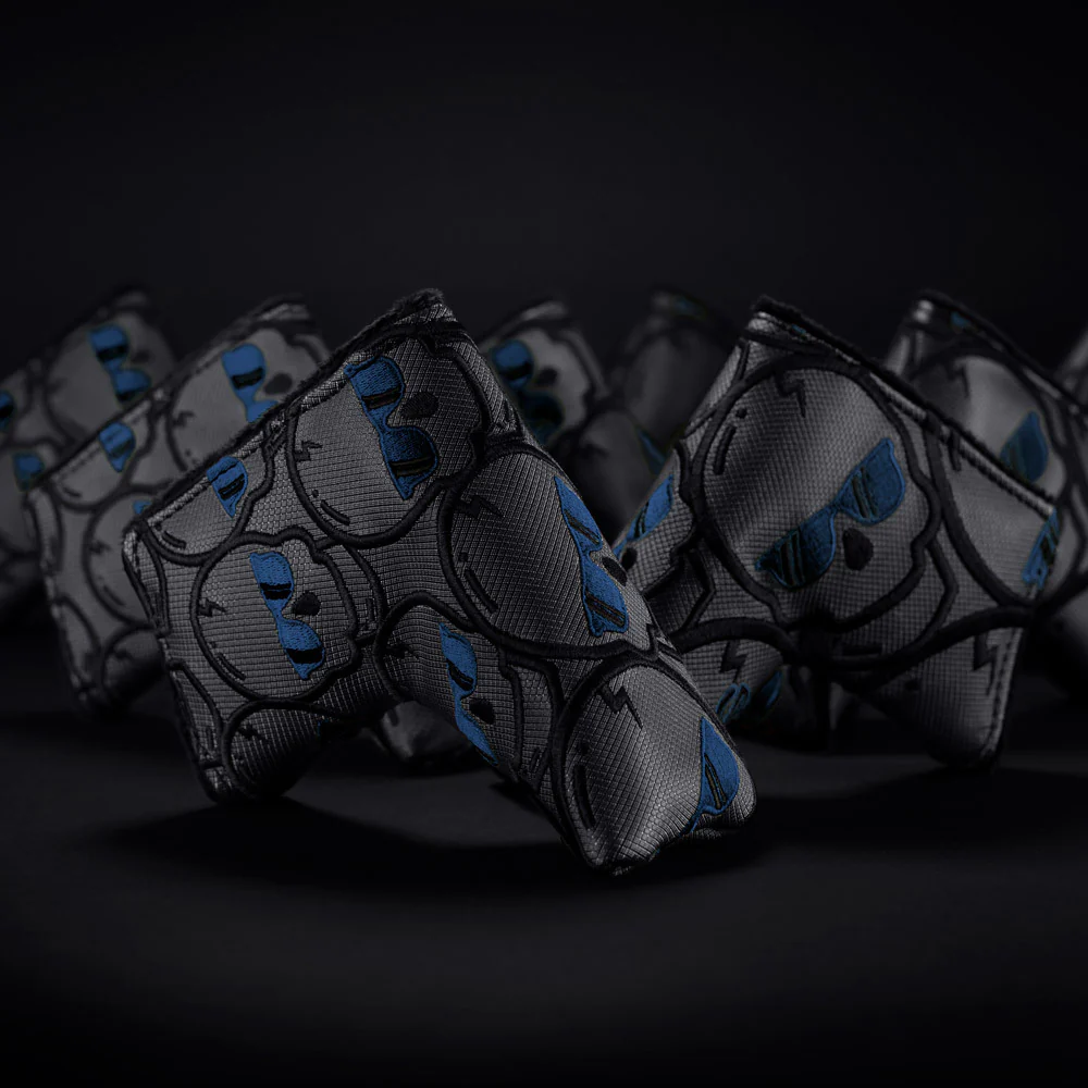 Midnight Blue Concentric Skulls Blade Cover